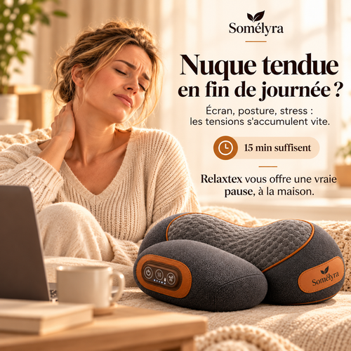 Relaxtex - Oreiller massant (3 en 1)
